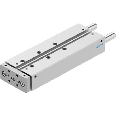Festo Pneumatic Guided Cylinder - DFM-16-125-B-PPV-A-KF, 16mm Bore, 125mm Stroke, DFM Series, Double Acting [DFM-16-125-B-PPV-A-KF]; 343-791