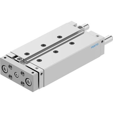 Festo Pneumatic Guided Cylinder - DFM-20-100-B-PPV-A-KF, 20mm Bore, 100mm Stroke, DFM Series, Double Acting [DFM-20-100-B-PPV-A-KF]; 343-801