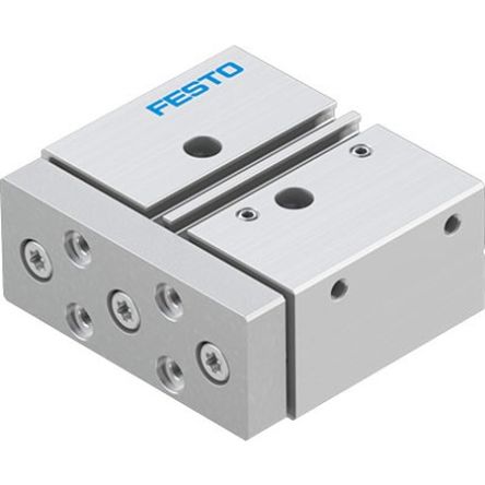 Festo Pneumatic Guided Cylinder - DFM-20-20-P-A-GF-F1A, 20mm Bore, 20mm Stroke, DFM Series, Double Acting [DFM-20-20-P-A-GF-F1A]; 343-804