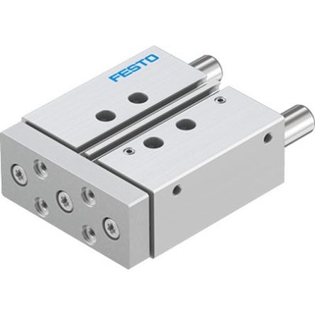Festo Pneumatic Guided Cylinder - DFM-20-40-P-A-GF-F1A, 20mm Bore, 40mm Stroke, DFM Series, Double Acting [DFM-20-40-P-A-GF-F1A]; 343-810