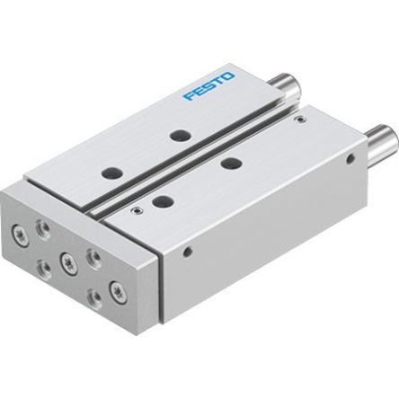 Festo Pneumatic Guided Cylinder - DFM-20-80-P-A-GF-F1A, 20mm Bore, 80mm Stroke, DFM Series, Double Acting [DFM-20-80-P-A-GF-F1A]; 343-812