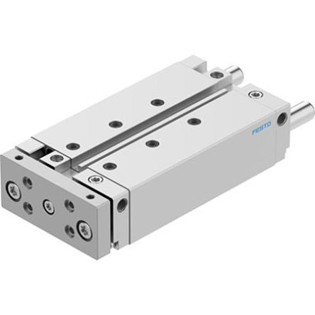 Festo Pneumatic Guided Cylinder - DFM-25-100-B-PPV-A-KF, 25mm Bore, 100mm Stroke, DFM Series, Double Acting [DFM-25-100-B-PPV-A-KF]; 343-813