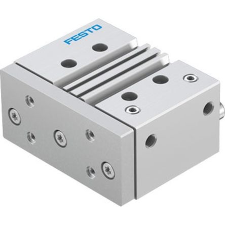 Festo Pneumatic Guided Cylinder - DFM-63-50-P-A-KF-F1A, 63mm Bore, 50mm Stroke, DFM Series, Double Acting [DFM-63-50-P-A-KF-F1A]; 343-817