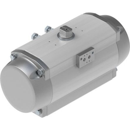 Festo DFPD Series 8 bar Single Action Pneumatic Rotary Actuator, 90° Rotary Angle [DFPD-900-RP-90-RD-F14-R3-EP]; 343-848