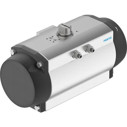 Festo DFPD Series 8 bar Single Action Pneumatic Rotary Actuator, 90° Rotary Angle [DFPD-900-RP-90-RS60-F14-R3-C-VDE2]; 343-851