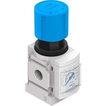 Festo G 1/8 Regulator -, 1/8in, 14bar max. input, MS4-LR-1/8-D7 [MS4-LR-1/8-D7]; 343-885