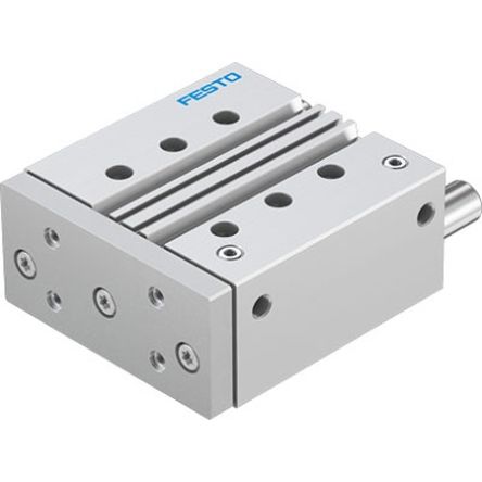 Festo Pneumatic Guided Cylinder - DFM-63-100-P-A-GF-F1A, 63mm Bore, 100mm Stroke, DFM Series, Double Acting [DFM-63-100-P-A-GF-F1A]; 343-927