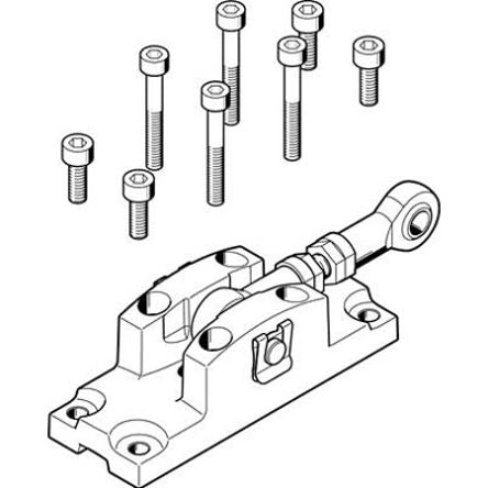 Festo Locknut FKC-50/63, For Use With Pneumatic Cylinder & Actuator [FKC-50/63]; 344-087