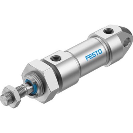 Festo Pneumatic Compact Cylinder - CRDSNU-25-10-P-A, 25mm Bore, 10mm Stroke, CRDSNU Series, Double Acting [CRDSNU-25-10-P-A]; 344-180