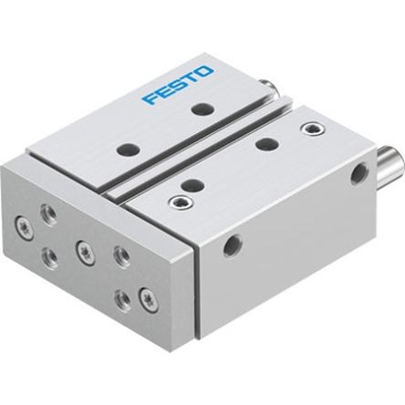 Festo Pneumatic Guided Cylinder - DFM-25-50-P-A-KF-F1A, 25mm Bore, 50mm Stroke, DFM Series, Double Acting [DFM-25-50-P-A-KF-F1A]; 344-217