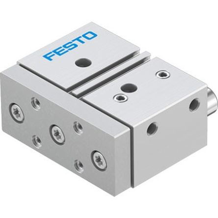 Festo Pneumatic Guided Cylinder - DFM-32-20-P-A-GF-F1A, 32mm Bore, 20mm Stroke, DFM Series, Double Acting [DFM-32-20-P-A-GF-F1A]; 344-225