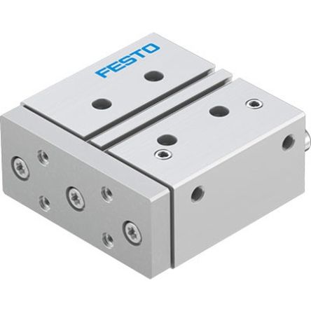 Festo Pneumatic Guided Cylinder - DFM-40-50-P-A-KF-F1A, 40mm Bore, 50mm Stroke, DFM Series, Double Acting [DFM-40-50-P-A-KF-F1A]; 344-239