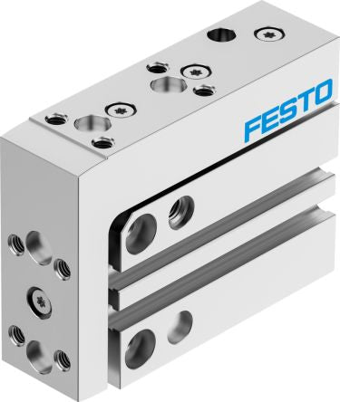 Festo Pneumatic Guided Cylinder - DGSS-6-15-E1A, 6mm Bore, 15mm Stroke, DGSS Series, Double Acting [DGSS-6-15-E1A]; 344-267