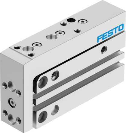 Festo Pneumatic Guided Cylinder - DGSS-6-30-E1A, 6mm Bore, 30mm Stroke, DGSS Series, Double Acting [DGSS-6-30-E1A]; 344-269