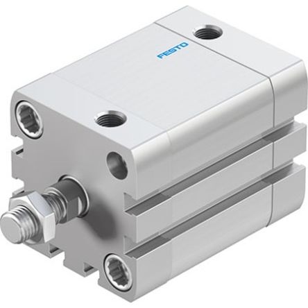 Festo Pneumatic Compact Cylinder - ADN-40-35-A-PPS-A, 40mm Bore, 35mm Stroke, ADN Series, Double Acting [ADN-40-35-A-PPS-A]; 344-291
