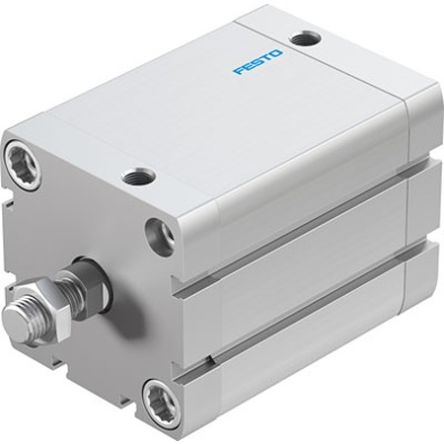 Festo Pneumatic Compact Cylinder - ADN-63-70-A-PPS-A, 63mm Bore, 70mm Stroke, ADN Series, Double Acting [ADN-63-70-A-PPS-A]; 344-298