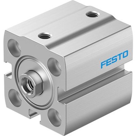 Festo Pneumatic Compact Cylinder - ADN-S-20-30-I-P-A-F1A, 20mm Bore, 30mm Stroke, ADN Series, Double Acting [ADN-S-20-30-I-P-A-F1A]; 344-312