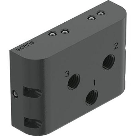 Festo CAPS series G 1/4 Manifold Block for use with Prepared For Positioner CMSH-V-SD, CAPS-M1-VDE1-S-A-AL-G14 [CAPS-M1-VDE1-S-A-AL-G14]; 344-332