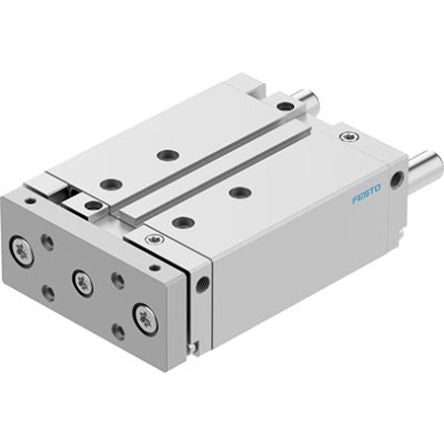 Festo Pneumatic Guided Cylinder - DFM-40-80-B-PPV-A-GF, 40mm Bore, 80mm Stroke, DFM Series, Double Acting [DFM-40-80-B-PPV-A-GF]; 344-428