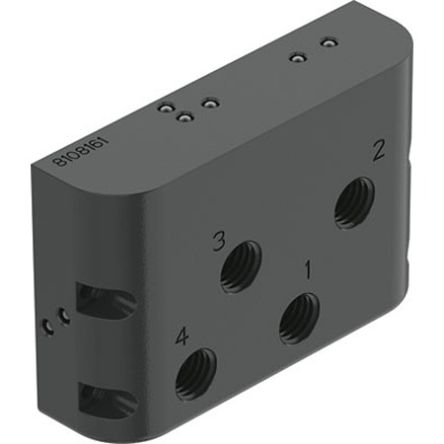 Festo CAPS series NPT 1/4 Manifold Block for use with Prepared For Positioner CMSH-V-SD, CAPS-M1-VDE1-D-A-AL-N14 [CAPS-M1-VDE1-D-A-AL-N14]; 344-440