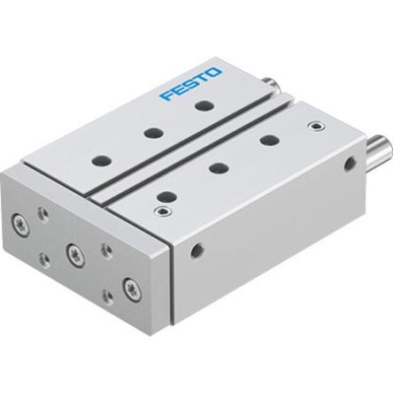 Festo Pneumatic Guided Cylinder - DFM-40-100-P-A-KF-F1A, 40mm Bore, 100mm Stroke, DFM Series, Double Acting [DFM-40-100-P-A-KF-F1A]; 344-457