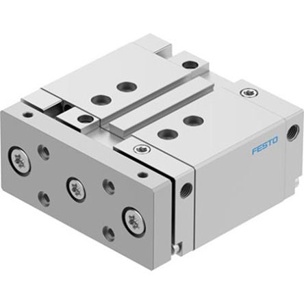 Festo Pneumatic Guided Cylinder - DFM-40-25-B-PPV-A-GF, 40mm Bore, 25mm Stroke, DFM Series, Double Acting [DFM-40-25-B-PPV-A-GF]; 344-475