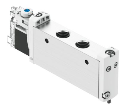 Festo 5/2-Way, Monostable Pneumatic Solenoid Valve - Electrical G 1/8 VUVG Series 24V [VUVG-L14-M52-AZT-G18-1H2L-F1A]; 344-535