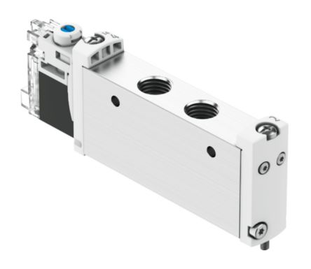 Festo 5/2-Way, Monostable Pneumatic Solenoid Valve - Electrical G 1/8 VUVG Series 24V [VUVG-L14-M52-MZT-G18-1H2L-F1A]; 344-536