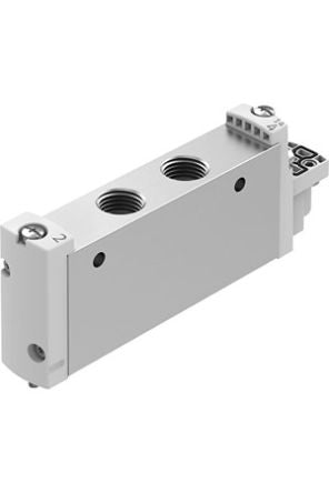 Festo 5/2-Way, Monostable Pneumatic Solenoid Valve - Electrical G 1/4 VUVG Series [VUVG-L18-M52-R-G14-P1]; 344-547