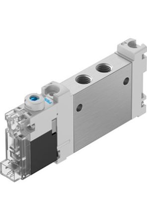 Festo 5/2-Way, Monostable Pneumatic Solenoid Valve - Electrical M7 VUVG Series 24V [VUVG-LK10-M52-AT-M7-1H2L-F1A]; 344-586
