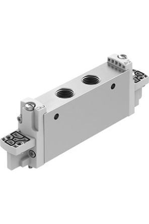 Festo 2x3/2-Way, Closed, Monostable Pneumatic Solenoid Valve - Electrical G 1/4 VUVG Series [VUVG-L18-T32H-A-G14-P1]; 344-659