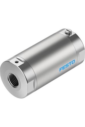 Festo VZQA-C-M22C Series Threaded Pinch Valve, NPT 1/4 Inlet Port x NPT 1/4 Outlet Port, VZQA-C-M22C-6-TT-V2V4S1-2 [VZQA-C-M22C-6-TT-V2V4S1-2]; 344-668