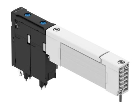 Festo 2 x 3/2 - Way, Monostable, Open Solenoid Valve - Electrical VUVX Series 24V dc [VUVX-BK10-T32U-MZH-F-1T1L]; 344-689