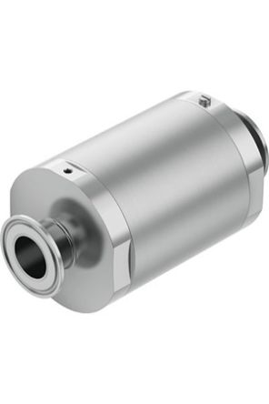 Festo VZQA-C-M22C Series Tube Pinch Valve, 25mm Tube Inlet Port x 25mm Tube Outlet Port, VZQA-C-M22C-25-S5S5-V2V4E-5 [VZQA-C-M22C-25-S5S5-V2V4E-5]; 344-759