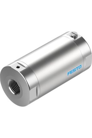 Festo VZQA-C-M22C Series Threaded Pinch Valve, G 1/4 Inlet Port x G 1/4 Outlet Port, VZQA-C-M22C-6-GG-V2V4E-4 [VZQA-C-M22C-6-GG-V2V4E-4]; 344-761