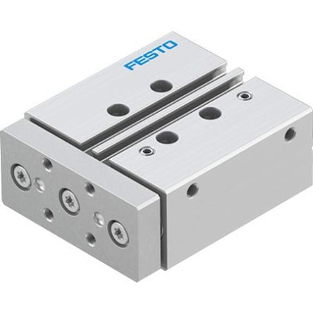 Festo Pneumatic Guided Cylinder - DFM-16-30-P-A-KF-F1A, 16mm Bore, 30mm Stroke, DFM Series, Double Acting [DFM-16-30-P-A-KF-F1A]; 344-786