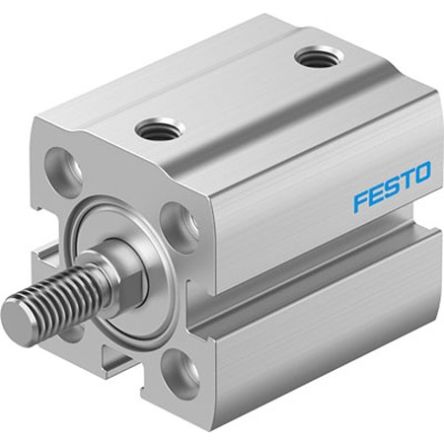 Festo Pneumatic Compact Cylinder - ADN-S-16-10-A-P-A-F1A, 16mm Bore, 10mm Stroke, ADN Series, Double Acting [ADN-S-16-10-A-P-A-F1A]; 344-792