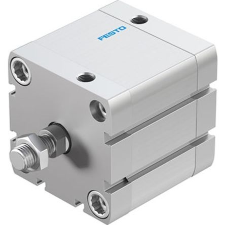 Festo Pneumatic Compact Cylinder - ADN-63-35-A-PPS-A, 63mm Bore, 35mm Stroke, ADN Series, Double Acting [ADN-63-35-A-PPS-A]; 344-832