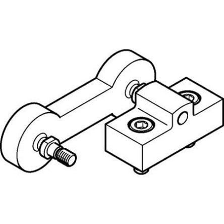Festo Locknut FKC-8/12, For Use With Pneumatic Cylinder & Actuator [FKC-8/12]; 344-865