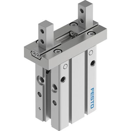 Festo 2 Finger Double Action Pneumatic Gripper, DHPC-L-20-A-B, Parallel Gripping Type [DHPC-L-20-A-B]; 344-884