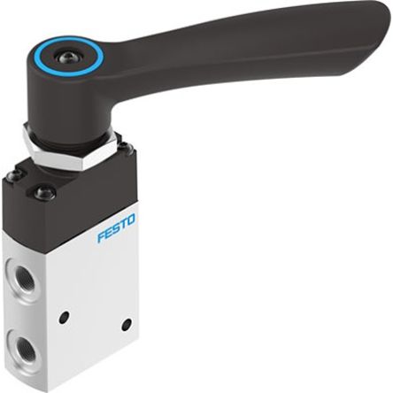 Festo Manual Pneumatic Relay Pneumatic Manual Control Valve VHEF Series, G 1/8, 1/8in, VHEF-HT-B32-G18 [VHEF-HT-B32-G18]; 344-918