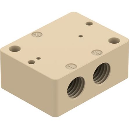 Festo VABS series Sub Base, VABS-K2-10S-16-M6-P [VABS-K2-10S-16-M6-P]; 344-982