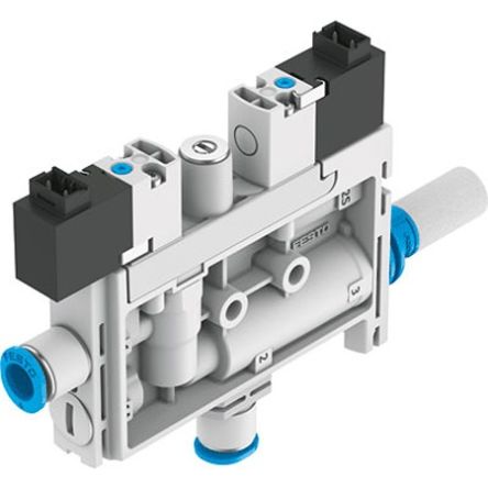 Festo Vacuum Generator, 0.7mm nozzle , 4.8bar 17L/min, OVEL series [OVEL-7-H-15-PQ-VQ4-UC-C-A-H3]; 344-996
