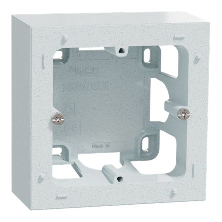Schneider Electric White 1 Gang Cover Plate [S510762]; 345-100