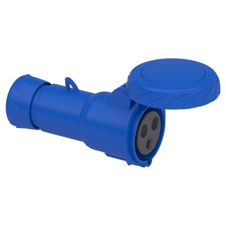 Schneider Electric, Mureva IP67 Grey 2P + E Socket Socket, Rated At 32A, 200 → 250 V [PKY32M723]; 345-161