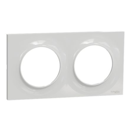 Schneider Electric Grey 2 Gang Cover Plate [S520704A1]; 345-184