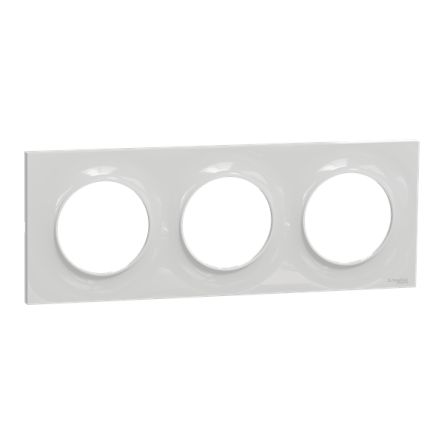 Schneider Electric Grey 3 Gang Cover Plate [S520706A1]; 345-185