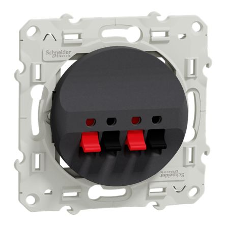 Socket Anthracite Male Socket, Flush Mount [S540488]; 345-187