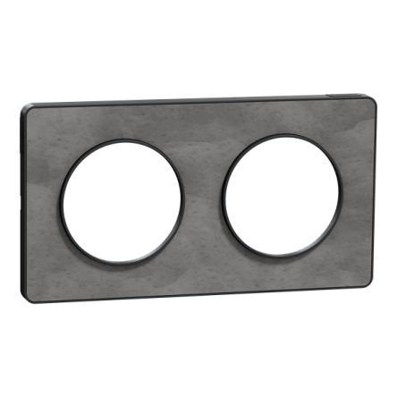 Schneider Electric Anthracite 2 Gang Cover Plate [S540804V]; 345-194