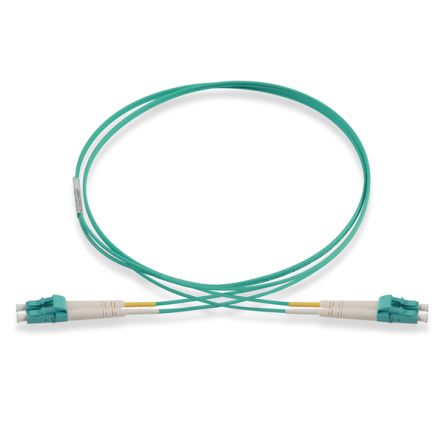 Schneider Electric LC to LC Duplex Multi Mode OM3 Fibre Optic Cable, 50μm, Light Blue, 2m [ACTFP2L1M35M20]; 345-225